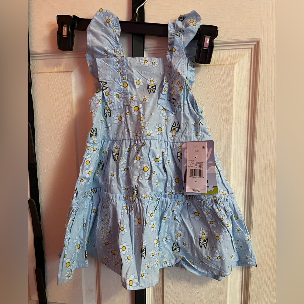 NWT Target Girls Bluey and Daisy dress, 2T